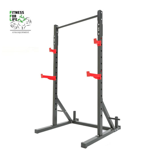 Stand squat half rack lourds (hauteur réglable)