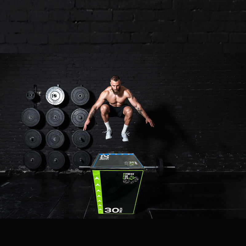 Load image into Gallery viewer, 3 in 1 Plyometric Foam Jump Box - 20&quot; 24&quot; 30
