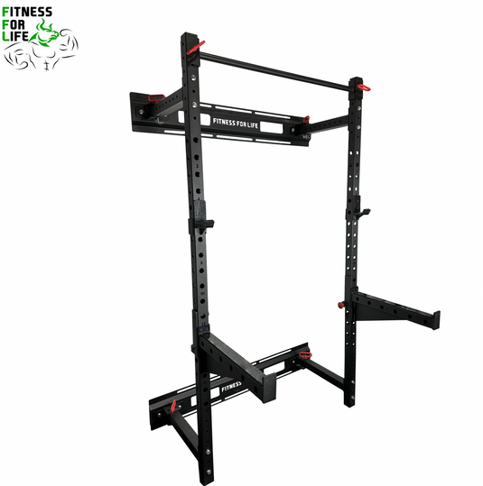 Wall Mount Foldable Power Rack Bundle