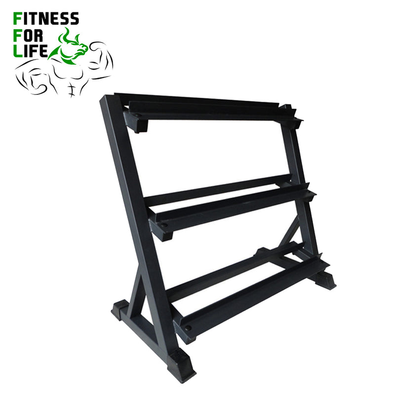 Load image into Gallery viewer, 3-Tier Dumbbell Rack Multilevel Storage ***Shipping After October 28th***
