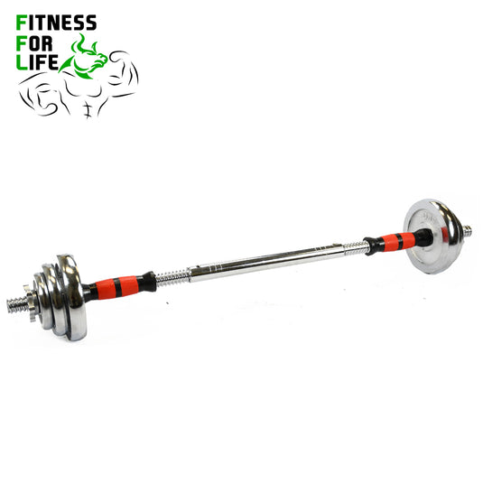 Adjustable Chrome Dumbbells Set