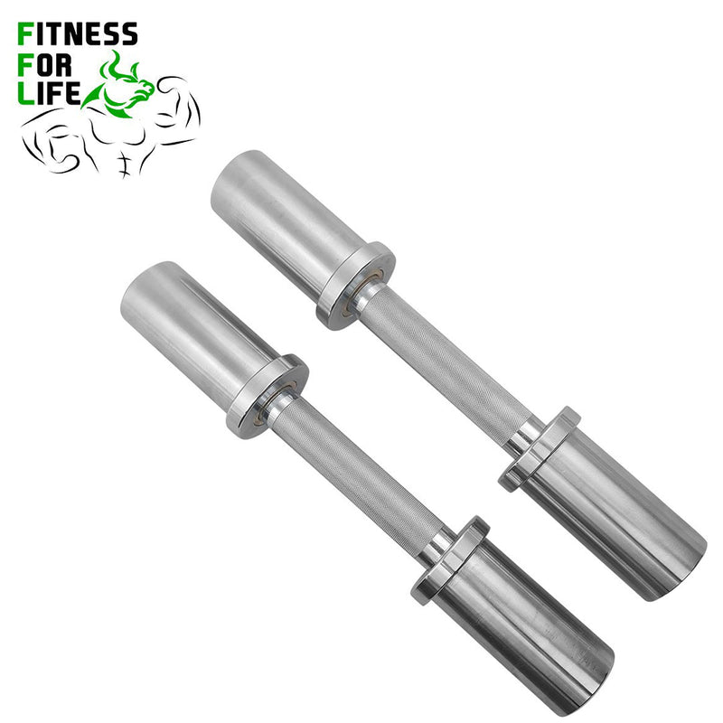 Load image into Gallery viewer, Olympic Loadable Dumbbell Handle with Collars (Hand Bar)
